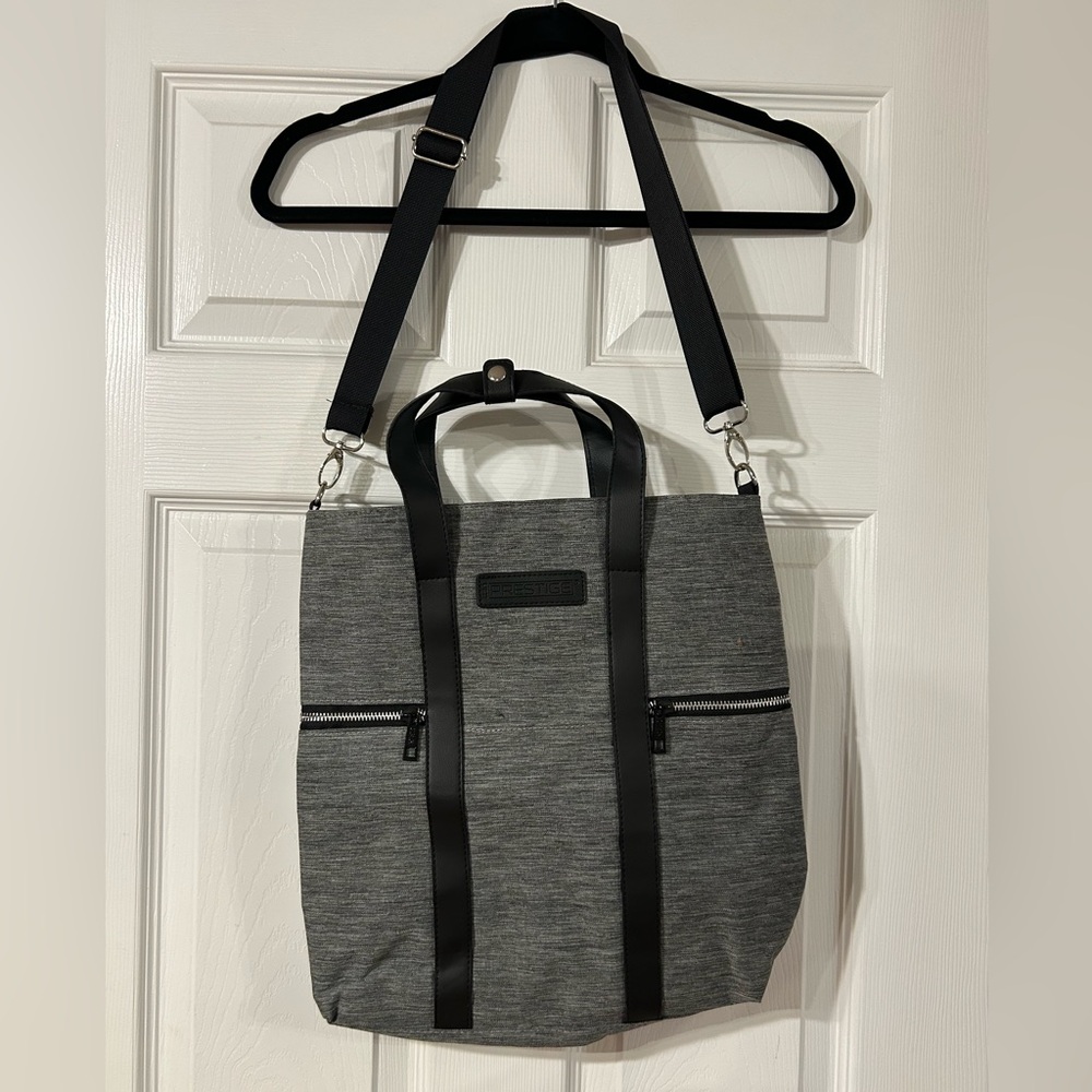 Black and Gray Travel/Messenger Bag